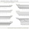 Ekena Millwork 2"H x 2"P x 2 7/8"F x 94 1/2"L, (4 1/4" Repeat) Hampshire Crown Moulding MLD02X02X03HA - alternate 8